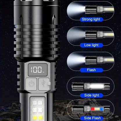 MotionAvenue™ Retractable Zoom LED Flashlight