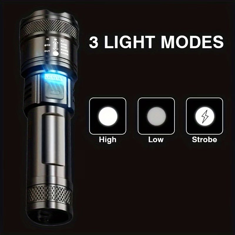 MotionAvenue™ Ultra Bright Flashlight with Power Bank